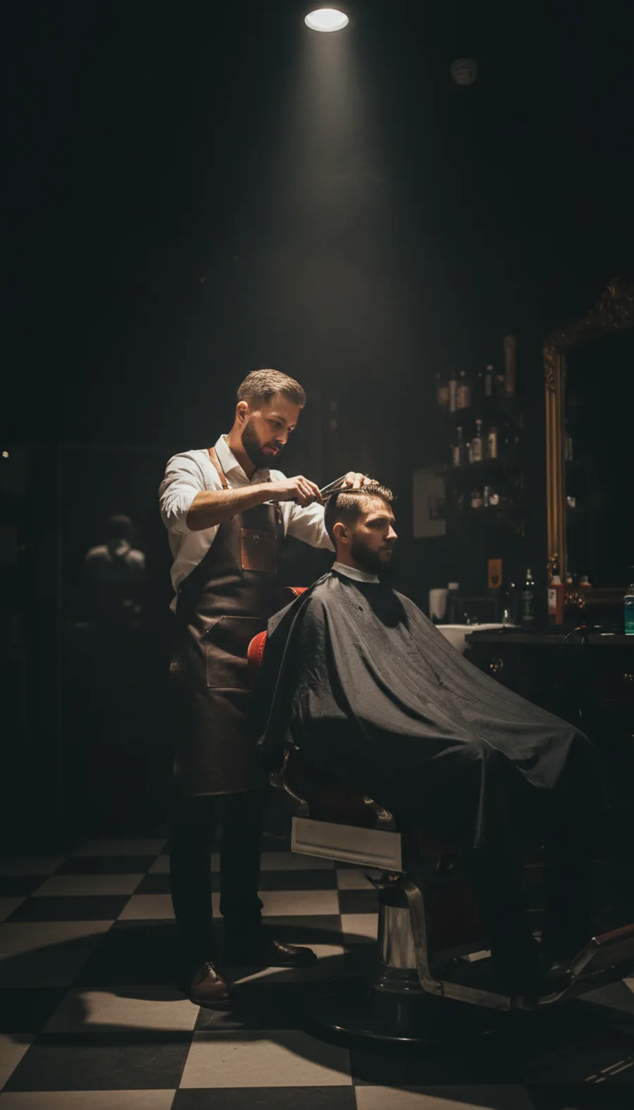 A cut in progress at Stallions