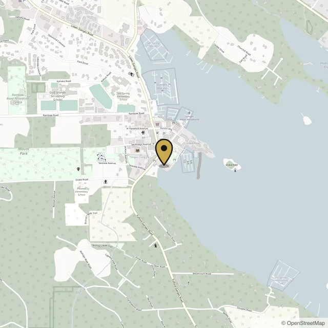 Map of the Salt Spring shop